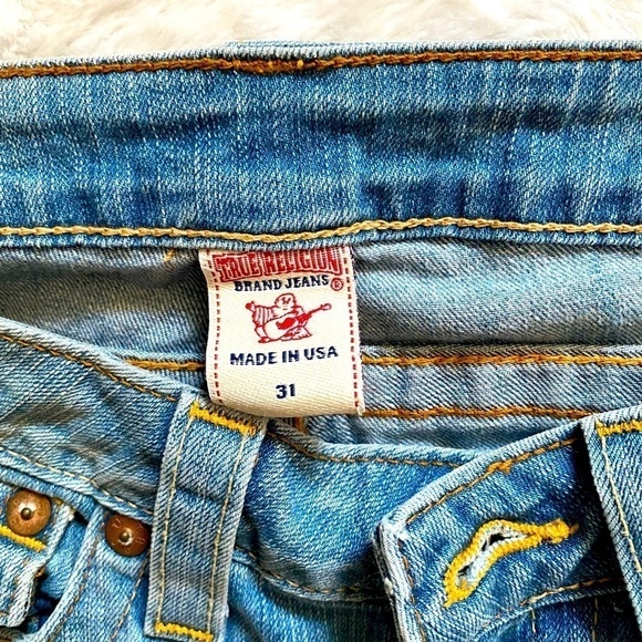 NEW woman’s True Religion Natalie Knee Length shorts size 31 - Picture 4 of 5